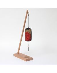 Gaiachimes Single Chime Stand Flower of Life with Zaphir Twilight Autumn